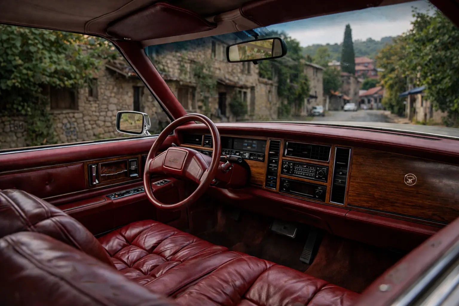 Classic car interior